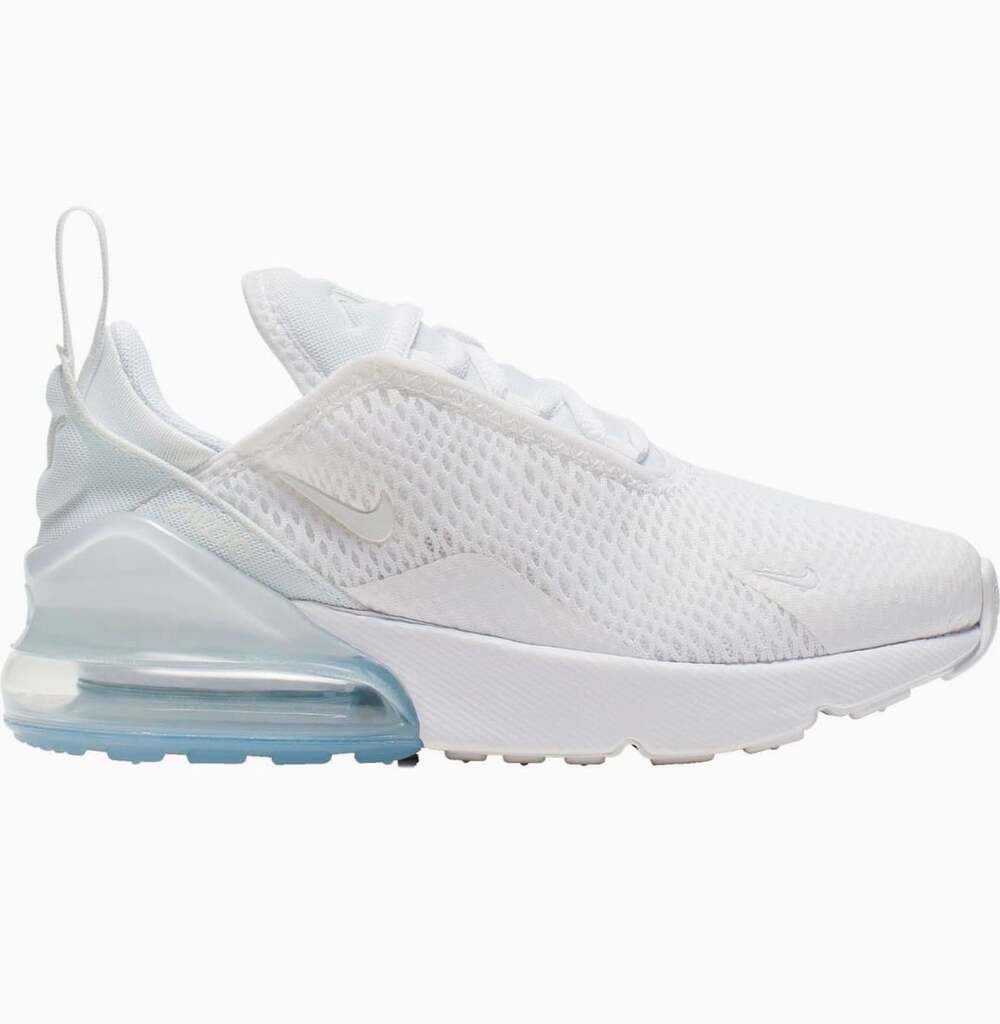 Nike Air Max 270 White YOUTH Sneakers //SZ: 6Y =7/7.5 Women’s